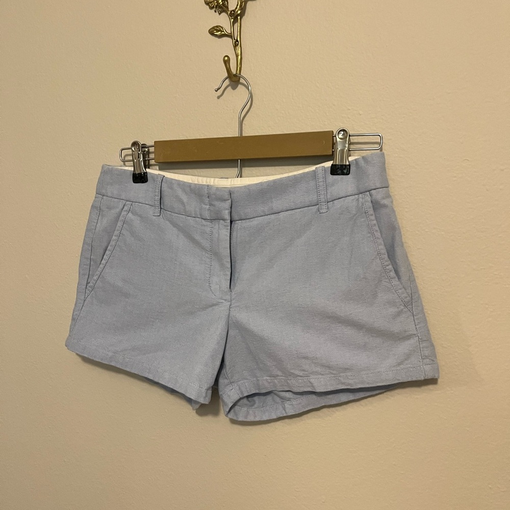 J. Crew Classic Chino Shorts in Light Blue